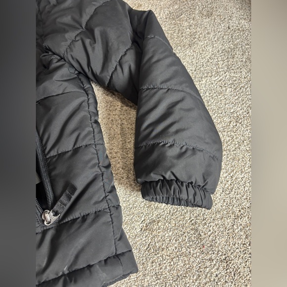 North Face Boy’s Reversible Puffer Sherpa Jacket Black Boy’s Large 12 - Picture 12 of 14